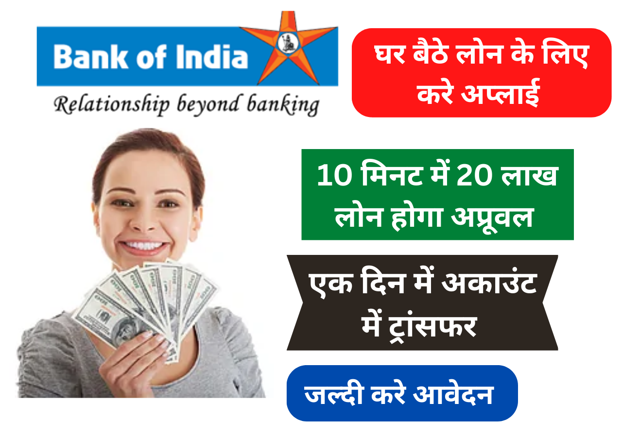 Bank of India कम ब्याज पर लोन